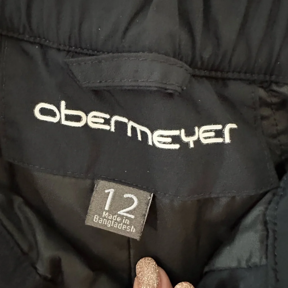 OBERMEYER Women’s Black Insulated Ski pants. Size 12.‎